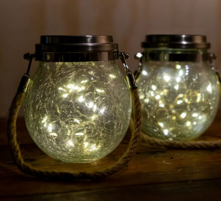 Round Glass Jar – SOLAR
